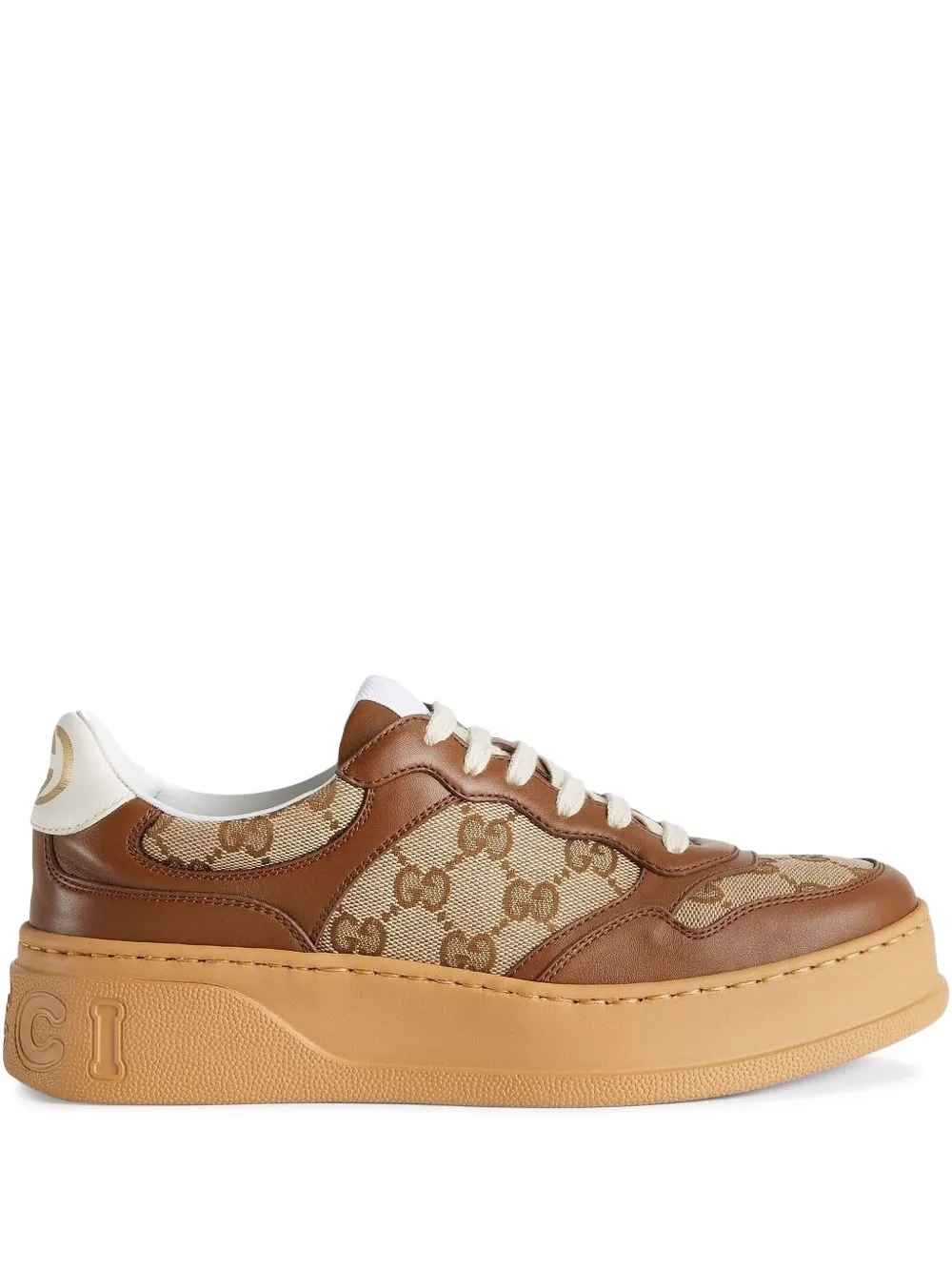 Gucci GG embossed low-top sneakers - front angle