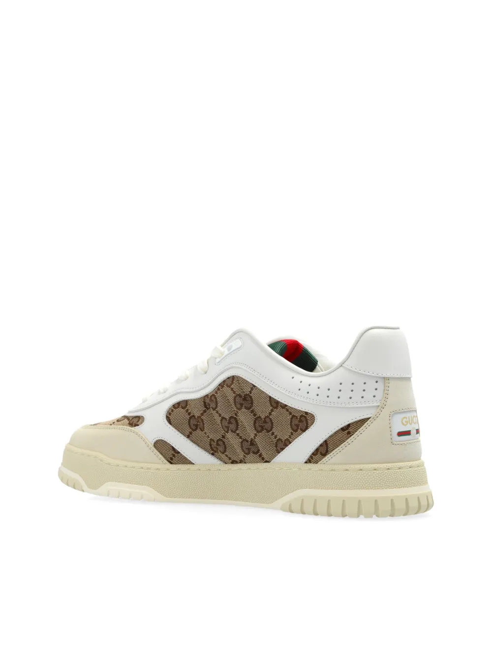 Gucci Re-Web panelled sneakers - top and side